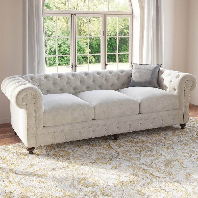 Birch Lane Shelbie 98 inches Rolled Arms Sofa & Reviews